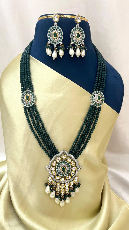 Rajwada Rani Haar Kundan Set